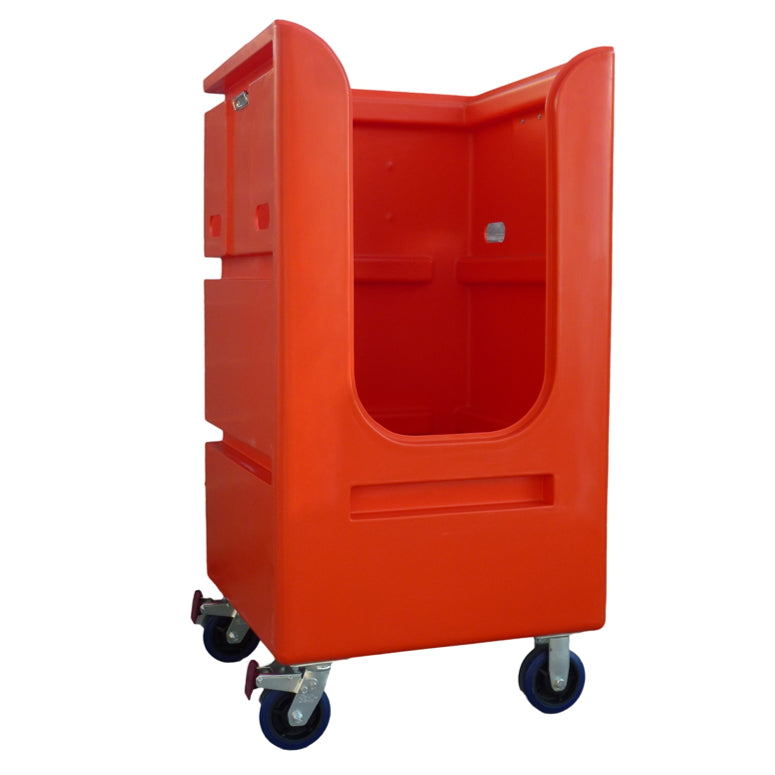 TLET4 Tallboy Linen Exchange Trolley in orange