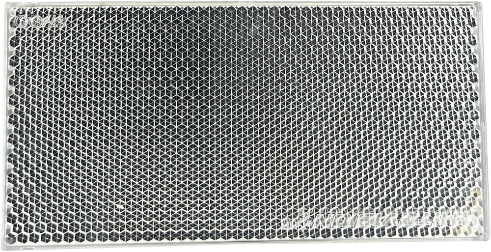 Whitevision Clear Reflector Welded White - Self Adhesive 100x50x6.5mm
