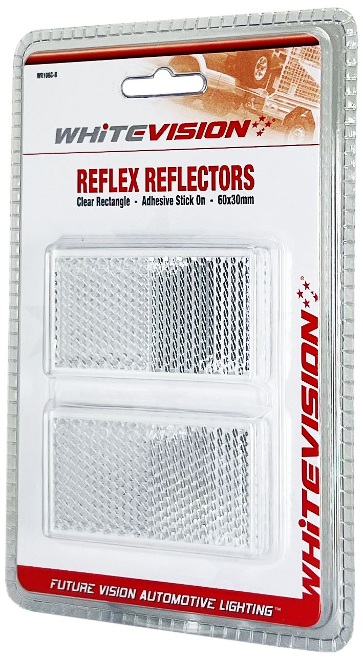 Whitevision Clear Reflector - Self Adhesive 59x31x7.5mm