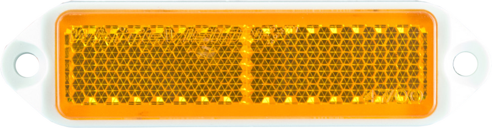 Whitevision WR121 Series Amber Reflector White Base