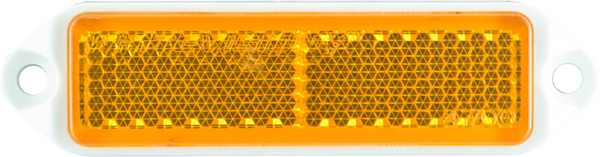Whitevision WR121 Series Amber Reflector White Base
