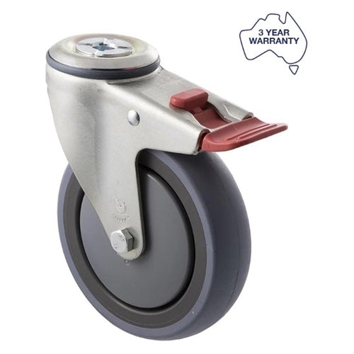 Fallshaw STQ125G/MZHTB - 125mm - Castor - 100kg