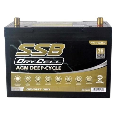 HVT-70ZZLD Dual Purpose VRLA (AGM) Battery