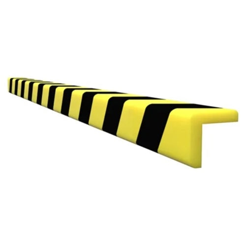 Anti-Collision Strip L Profile Black/Yellow - 45mm x 45mm x 1000mm
