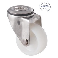 Fallshaw MNN75WS/MSH-B - 75mm - Castor Stainless Steel