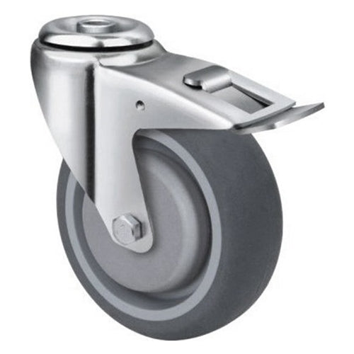 Team Systems TWBR100HB - 130- 300kg - 100mm Blue Rubber Bolt Hole Brake