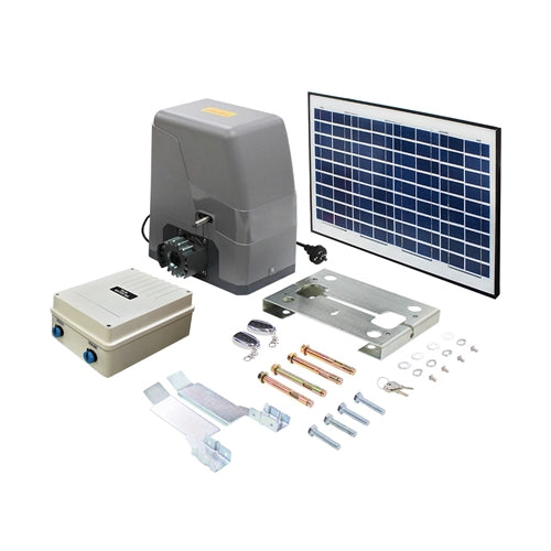 Solar DC Powered Sliding Gate Motor suitable for gates up to 800kg (GTR067)