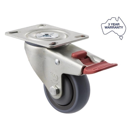 Fallshaw STQ75G/MZPTB - 75mm - Castor - 100kg