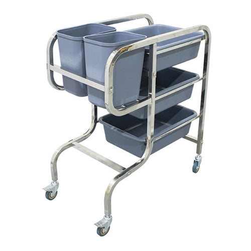 Richmond LTR008 - Cleaning Cart - Stainless Steel