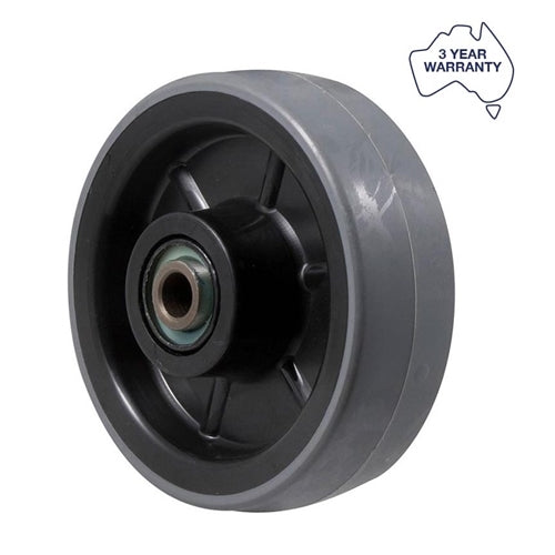 Fallshaw HUR125 - 125mm - PU on Nylon Wheel - Roller Bearing - 400kg