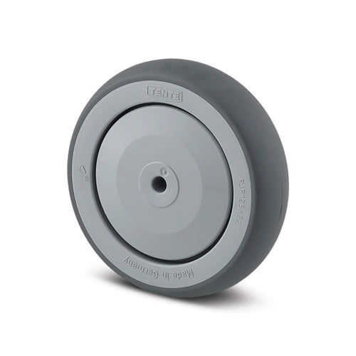 Supratech 125x32mm 8mm Axle Grey Thermoplastic Rubber Wheel – 100kg Capacity