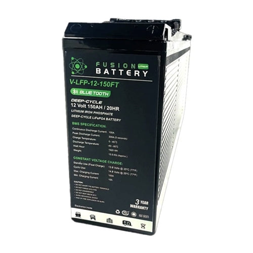 V-LFP-12-150FT Fusion Lithium Slim line 12V Deep Cycle Battery
