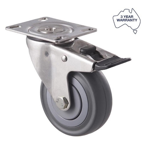 Fallshaw MSC100G/MSPTB-B - Castor Stainless Steel - 140kg