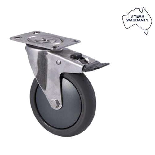 Fallshaw QUC125G/MSPTB-B - Castor Stainless Steel