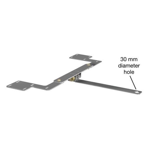 Hitching brackets for towing 660 and 1100 litre bins