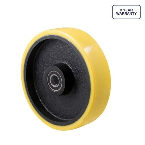 X Series 203mm PU on Cast Iron Wheel - 1000kg Capacity