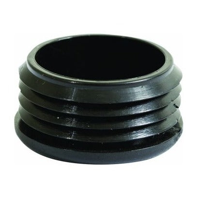 Artia P769X11/4BL - Black Plastic End Cap - Round 20 mm, 1.6mm Wall