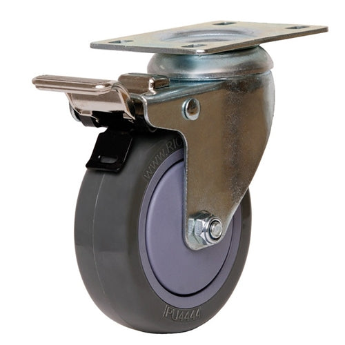 Richmond S4422B - 100mm, Poly Nylon, Swivel Braked, 100kg
