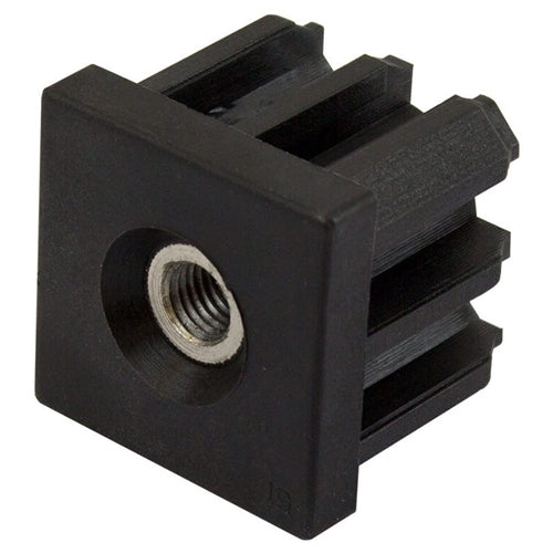 Richmond TIR51SQM12 - Threaded Tube End, Mild Steel, Square, 51mm x M12