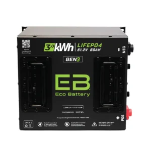 Eco Battery Gen 3 Lithium Golf Cart Battery - 51v 80Ah - 10 year Warranty