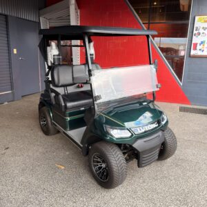 LVTong A827.2P Premium Golf Cart - Dark Green - 80Ah Eco Battery Gen 3 Lithium Battery and Premium Seats