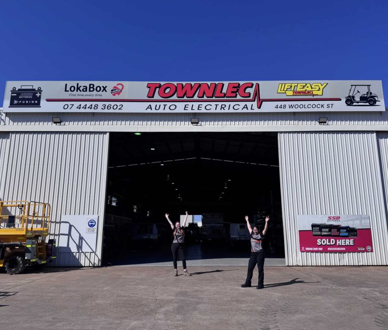 Auto electrical and materials handling equipment warehouse in Cairns.